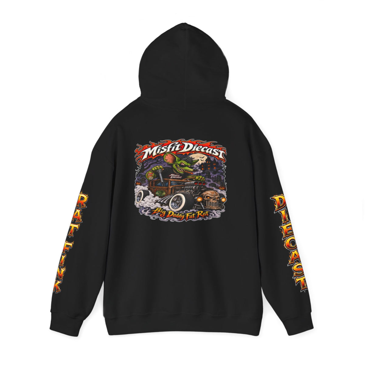 Misfit Diecast flame logo Hoodie | Retro Racing Logo Sweatshirt