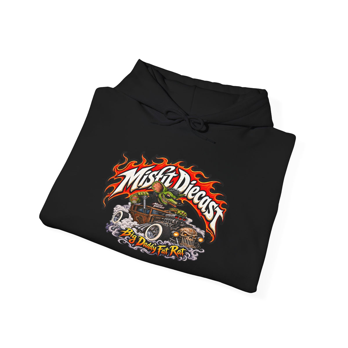 Misfit Diecast flame logo Hoodie | Retro Racing Logo Sweatshirt
